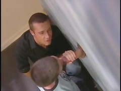 Gloryhole big dick surprise