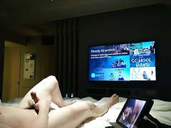 Love hotel just for masturbation Japanese Boy