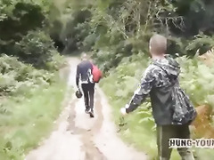 Drenched cum hole after Russan boy fucked n loaded in gay cruising area