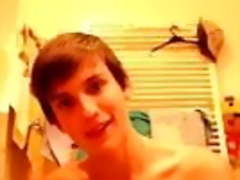 Sagging in slim jeans and white boxers